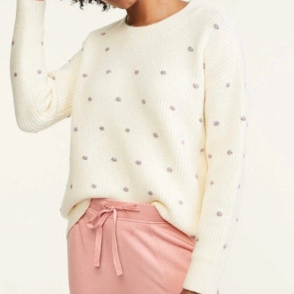LOFT Lou & Grey Metallic Dot Sweater - Picture 1 of 7